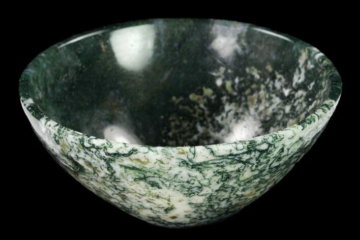 Polished Tree Agate Bowl #147683